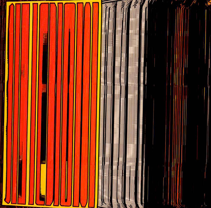 Paper Jammed In My Scanner And I Accidentally Created Abstract Art