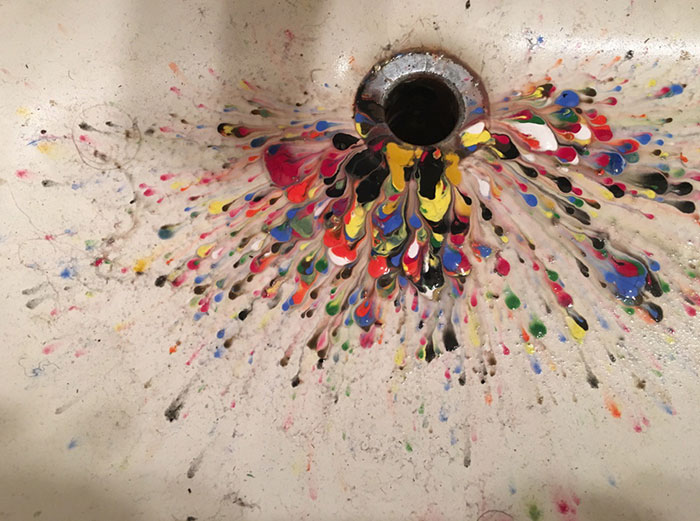 My Daughter Dumped Out Her Acrylics In The Sink