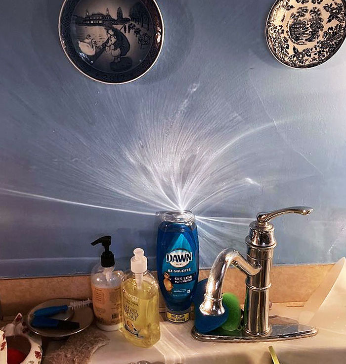 This Reflection Of My Dish Soap