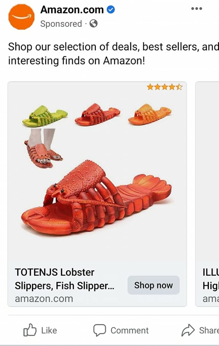 Lobster Slippers