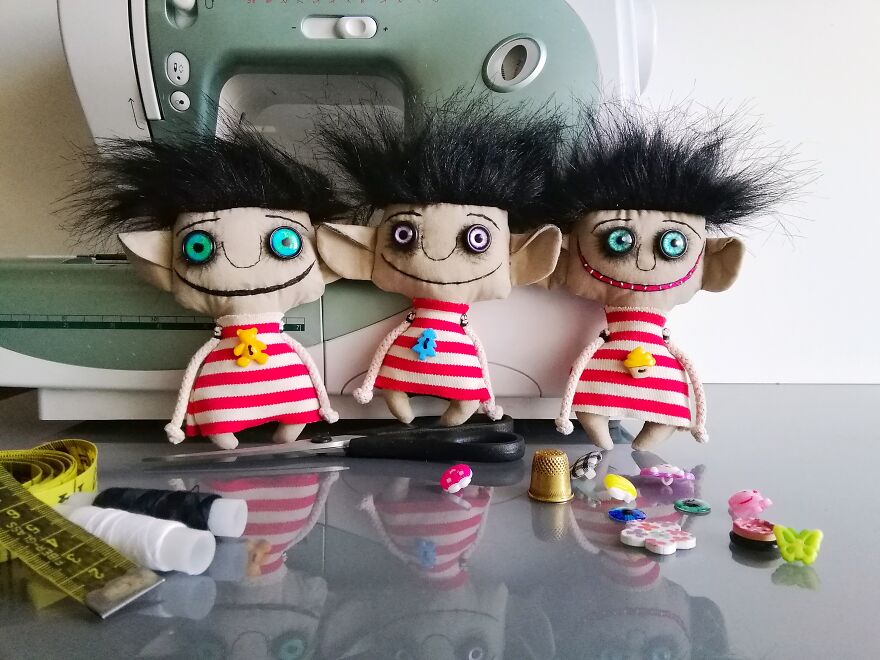 Here Are My Handmade Textile Dolls That Are Strange, Funny, And Ridiculous (23 Pics)