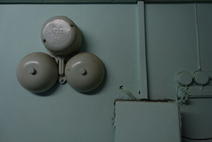 School Bell On A Wall