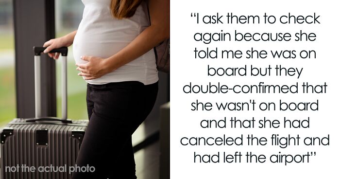 Guy Turns To The Internet After His Pregnant Wife Suddenly Disappears From The Airport And Texts Him To Never Look For Her