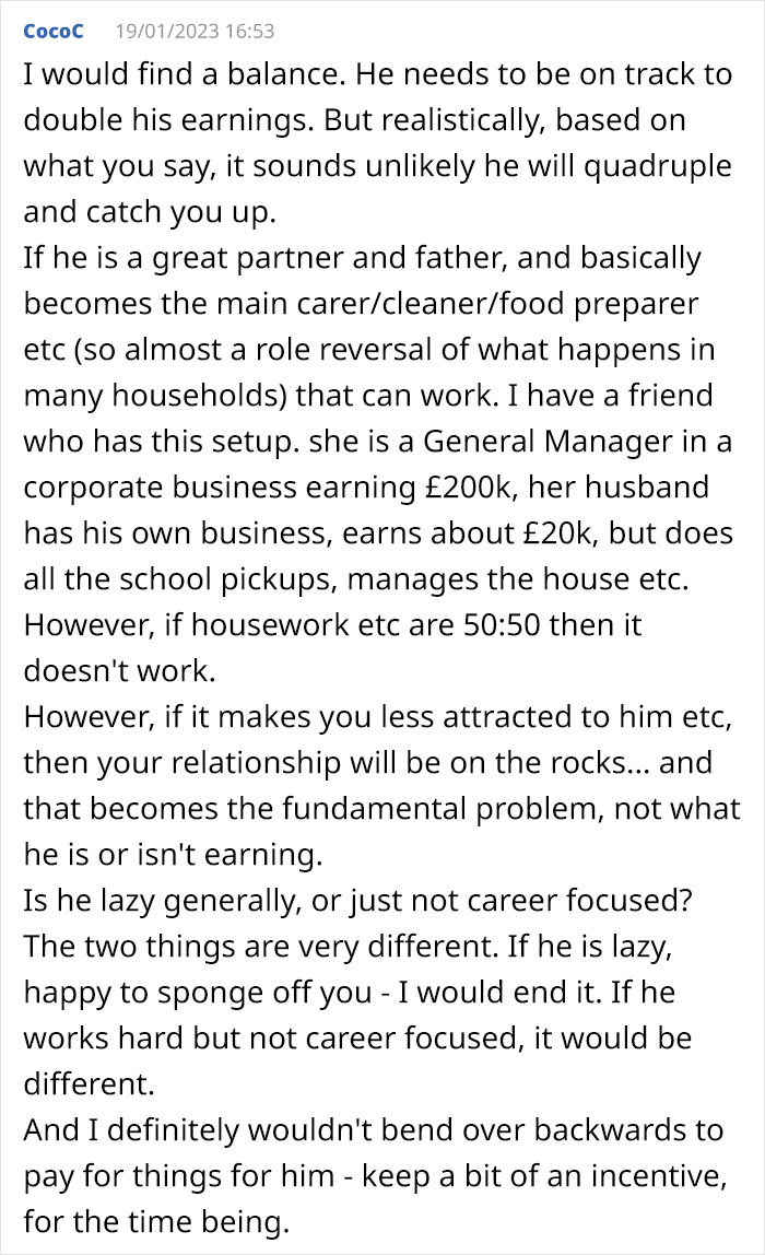 Boyfriend Makes 4 Times Less Than His Girlfriend, She's Getting The "Ick" Because Of It