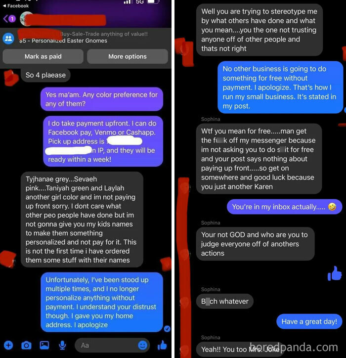 Cb Refuses To Pay Upfront For Her Trajedeigh Names