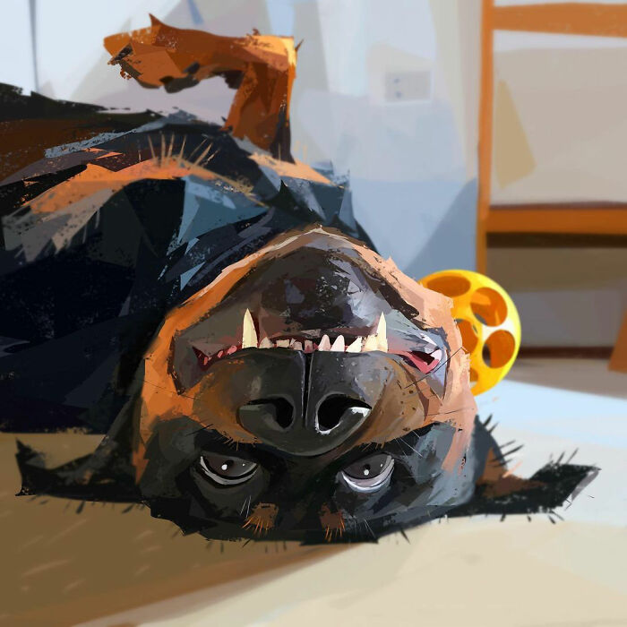 Have Fun With The Fabulous Portraits Of Albeniz Rodriguez, The Artist Who Shows The Happy Side Of Animals (41 Pics)