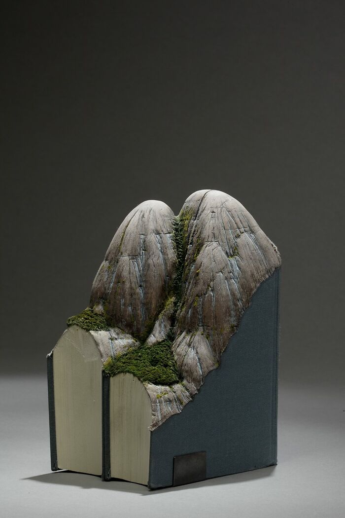 Carved Book Landscapes By Guy Laramee