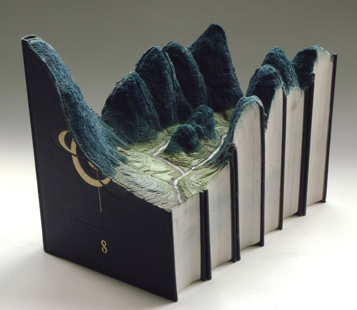 Carved Book Landscapes By Guy Laramee