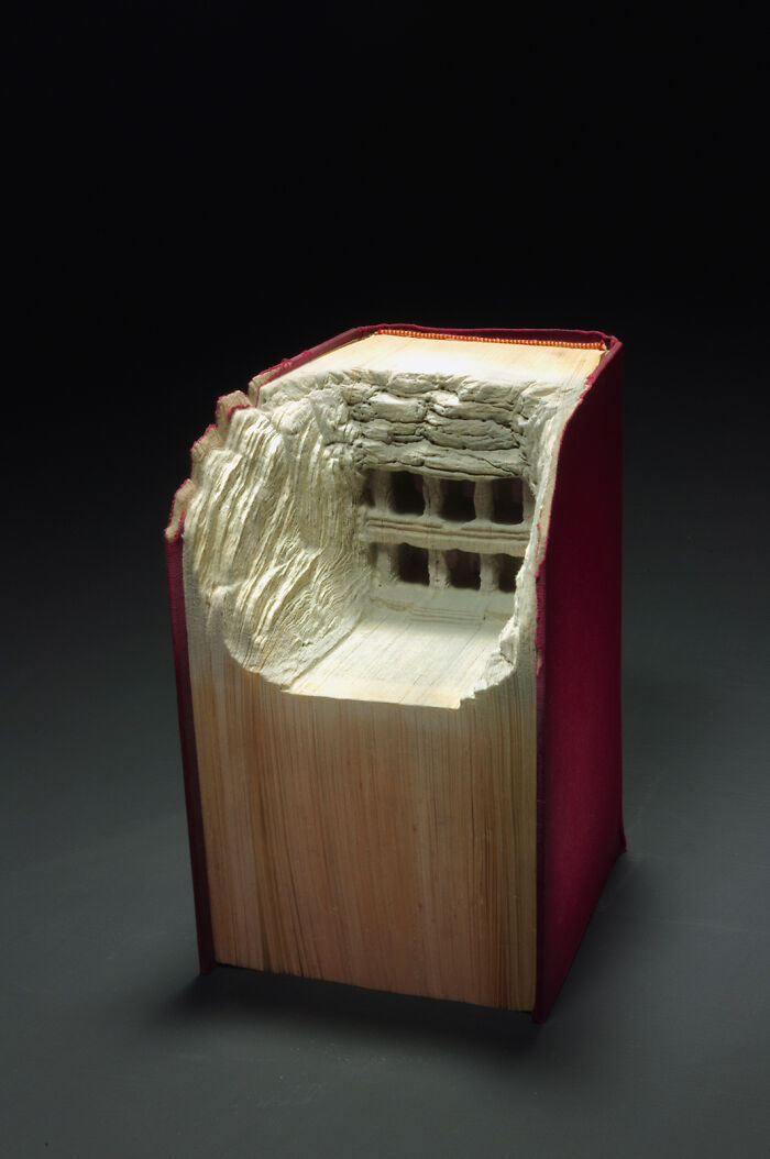 Carved Book Landscapes By Guy Laramee