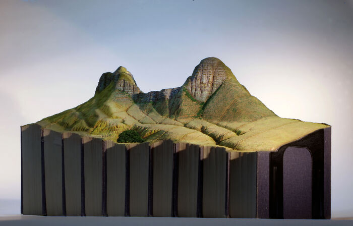 Carved Book Landscapes By Guy Laramee