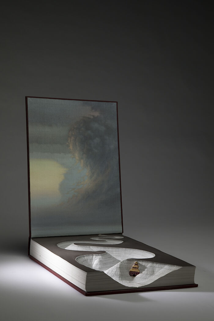 Carved Book Landscapes By Guy Laramee