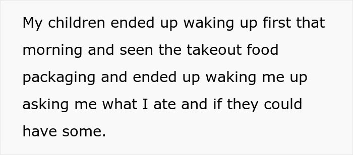 Mom Orders Takeout After Putting Kids To Bed After Having A Bad Day, Drama Ensues When Her Ex Finds Out
