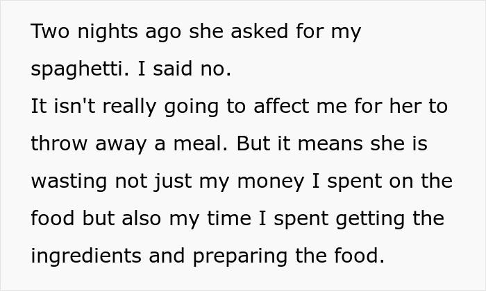 "Am I A Jerk For Letting My Roommate Go Hungry Because They Cannot Understand How Food Works?"