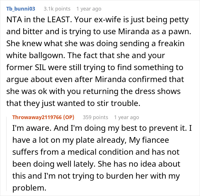 Groom Returns The Dress His Ex-Wife Got His Daughter For The Wedding, Major Drama Ensues Groom Returns The Dress His Ex-Wife Got His Daughter For The Wedding, Major Drama Ensues