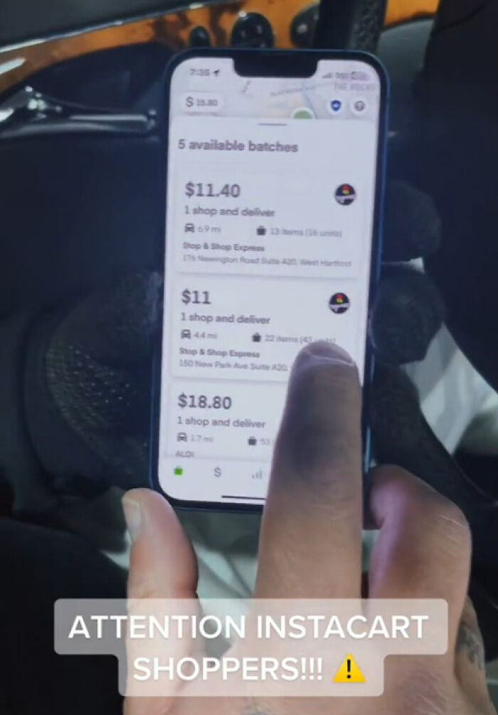 Instacart Driver Urges Other Drivers To Skip Orders That Don’t Tip, And The Internet Has Thoughts Instacart Driver Urges Other Drivers To Skip Orders That Don’t Tip, And The Internet Has Thoughts