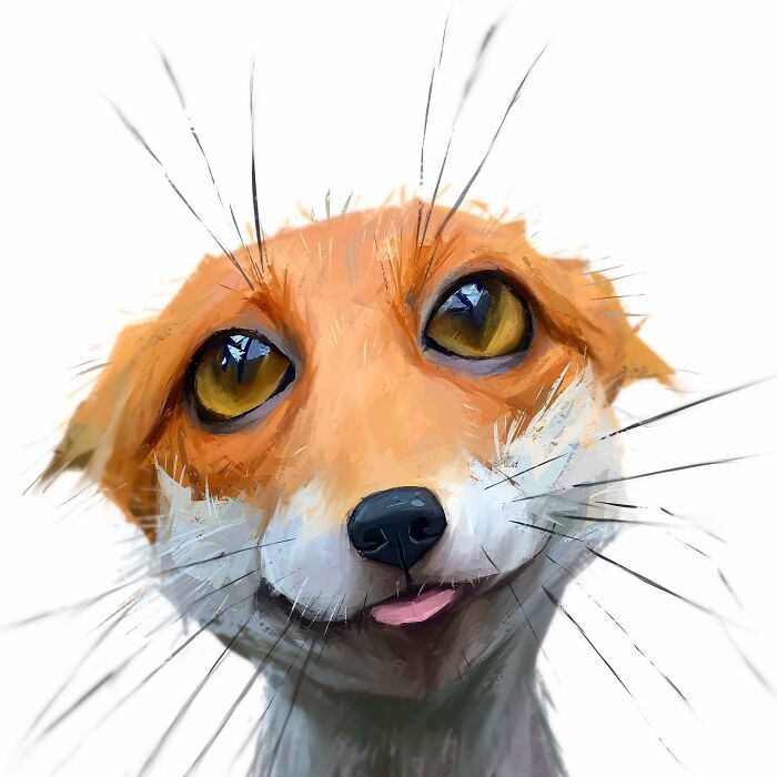 Have Fun With The Fabulous Portraits Of Albeniz Rodriguez, The Artist Who Shows The Happy Side Of Animals (41 Pics)