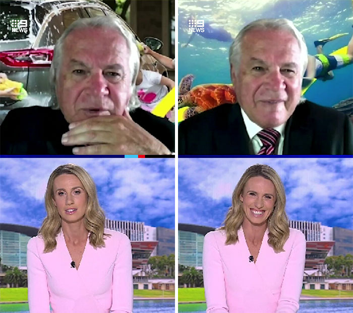 People Are Cracking Up At This Cute Interview Guest Accidentally Changing His Background And Filter From Goofy To Goofier