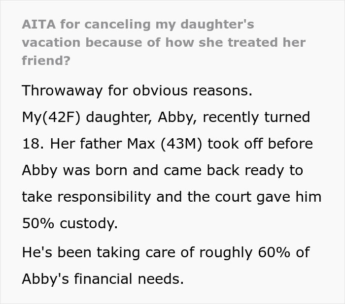 Teen Doesn't Want Her "Chubby" Friend To Ruin Her Vacation Pictures, So She Uninvites Her, Disappointed Mom Teaches Her A Lesson Teen Doesn't Want Her "Chubby" Friend To Ruin Her Vacation Pictures, So She Uninvites Her, Disappointed Mom Teaches Her A Lesson