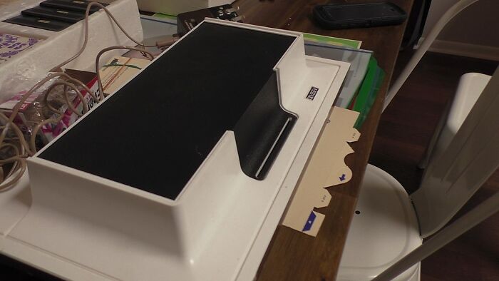 video game machine on the table