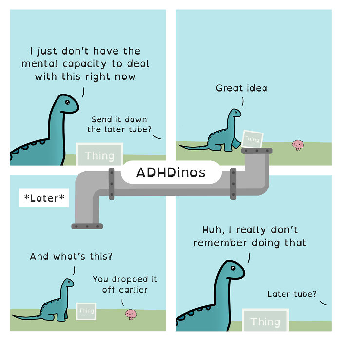 27 New Adhdinos Comics About The Adhd Experience In Adulthood