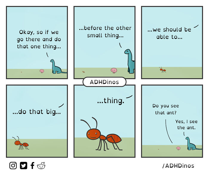 27 New Adhdinos Comics About The Adhd Experience In Adulthood