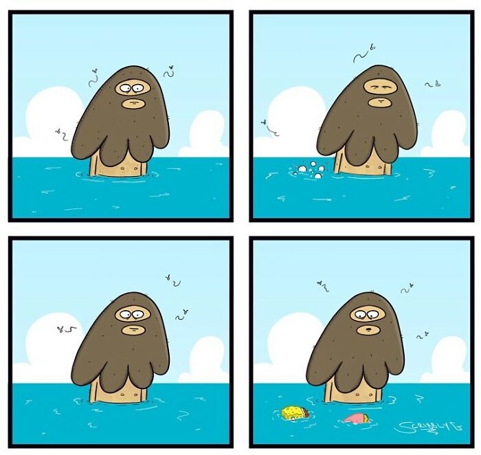 Artist’s 26 New Dark Comics That Always Come With Hilarious Twist