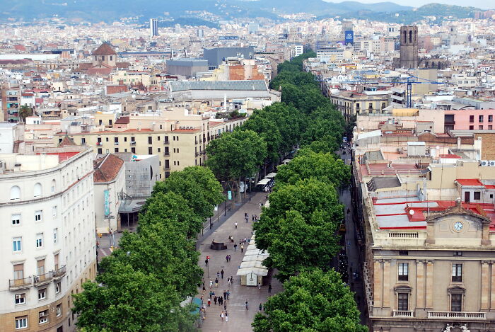 La Rambla: Barcelona, Spain