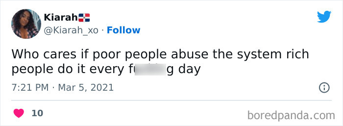 Poor People Are People Too!