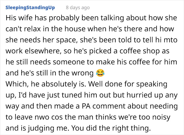 Guy Gets Annoyed At A Toddler At A Caf&eacute; Because He Wants To Use It As His Office, The Kid's Mom Calls Him Out