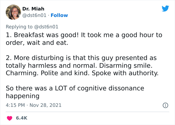 On The First Date, Man Expresses Some Pretty Concerning Opinions, Woman Realizes How Bad It Was Only At Home