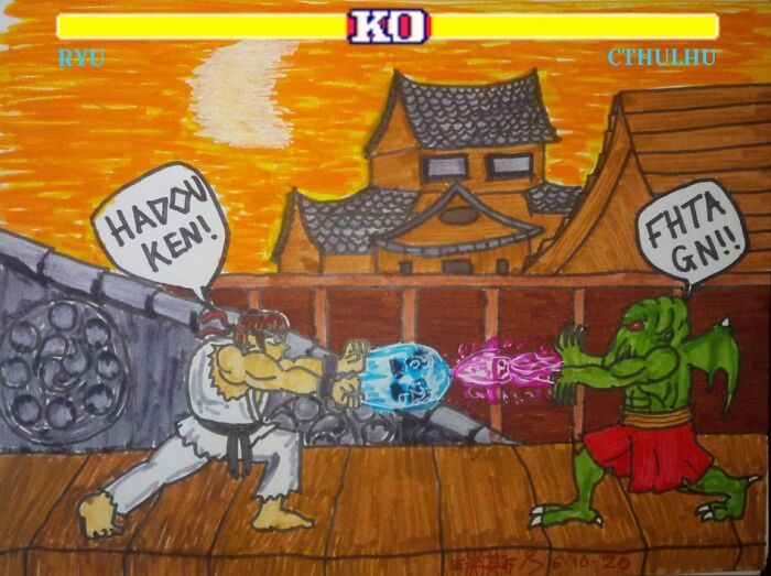 My 14 Drawings Of Street Fights That I Made During Lockdown