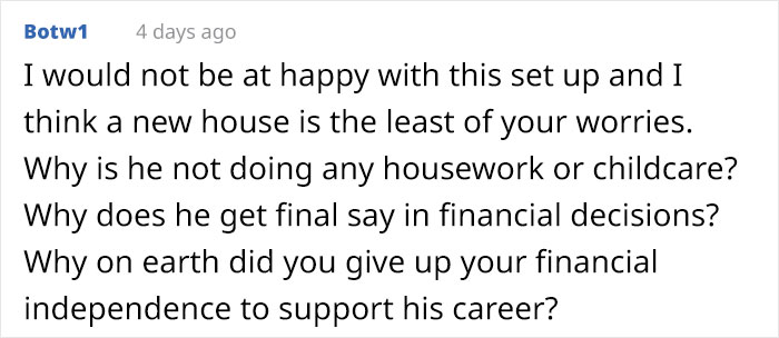 Wife Is Upset Her Husband Refused To Move To A Bigger Home, Get Nicer Cars, And Go On Better Holidays After His Raise