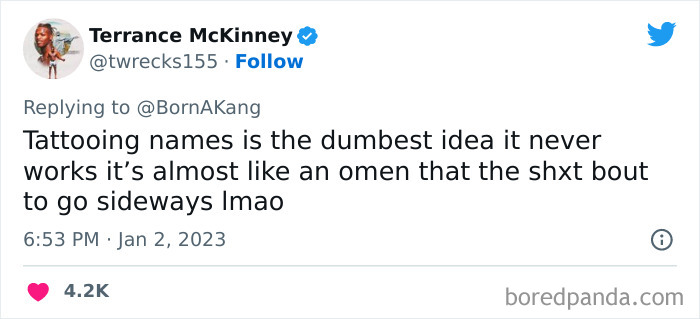 Funny Tweets About Tattoos