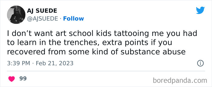 Funny Tweets About Tattoos