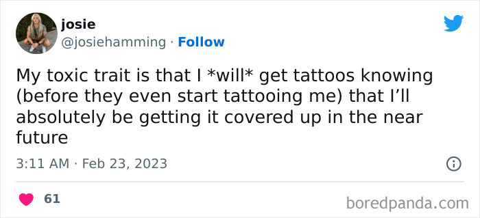 Funny Tweets About Tattoos