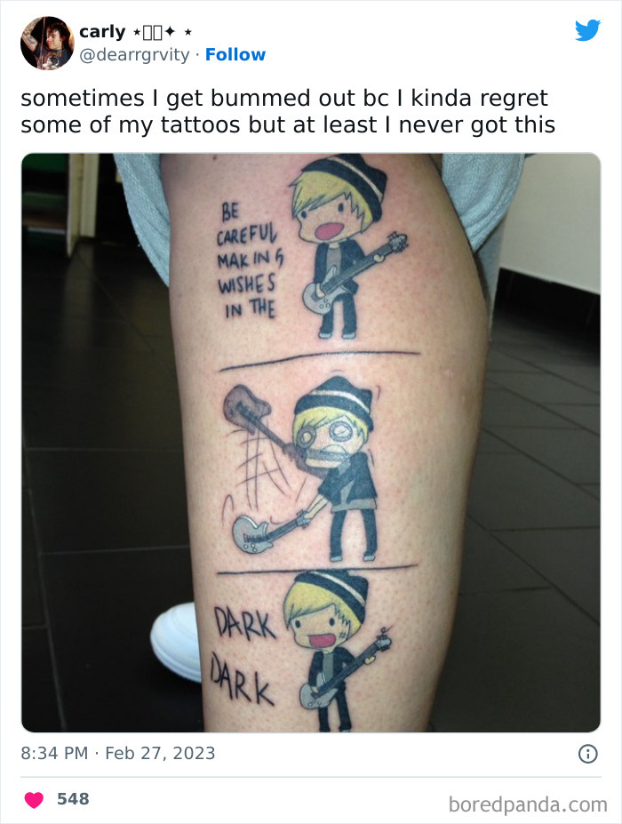 Funny Tweets About Tattoos