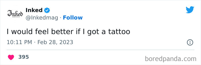 Funny Tweets About Tattoos