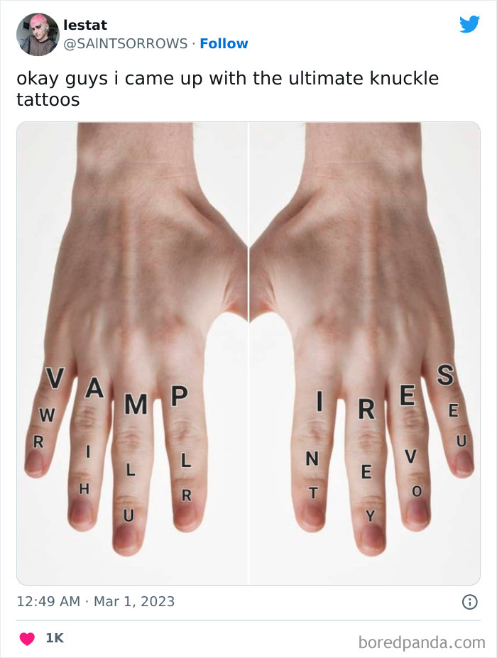 Funny Tweets About Tattoos