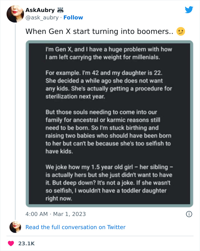 42 Y.O. Woman Is Disappointed That Her 22 Y.O. Daughter Doesn&rsquo;t Want Children So She Gives Birth To 2 Babies To Make Up For It