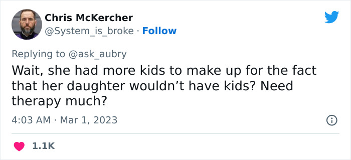 42 Y.O. Woman Is Disappointed That Her 22 Y.O. Daughter Doesn&rsquo;t Want Children So She Gives Birth To 2 Babies To Make Up For It