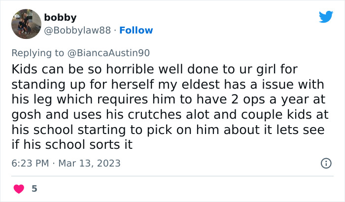 "My Daughter Finally Punched The Bully In The Face": Mom Praises Her Child For Standing Up For Herself, Calls Out School's Reaction "My Daughter Finally Punched The Bully In The Face": Mom Praises Her Child For Standing Up For Herself, Calls Out School's Reaction