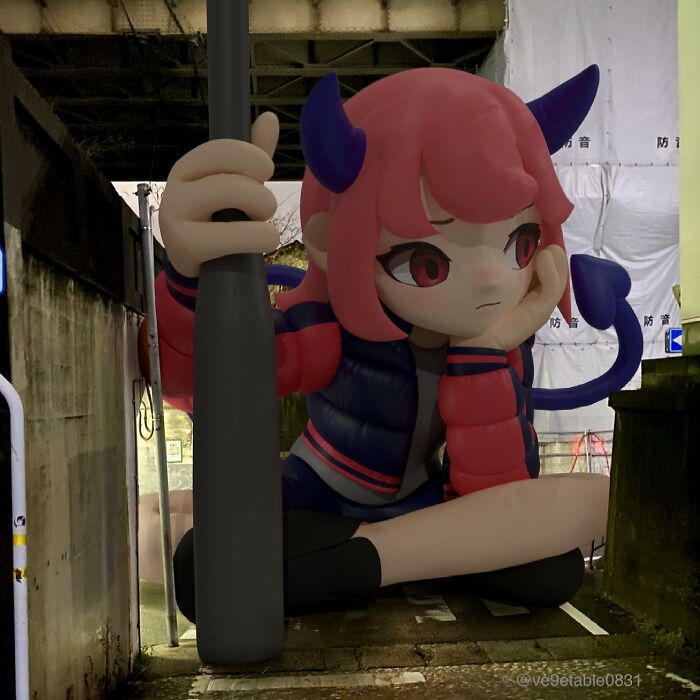 This Artist Digitally Places Giant Inflatable Women Around The City And It Looks Very Real (21 Pics)