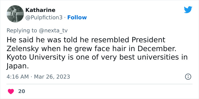 Kyoto University Graduates Traditionally Put On Bizarre Outfits For The Ceremony, And This Student Attempts To Cosplay President Zelensky