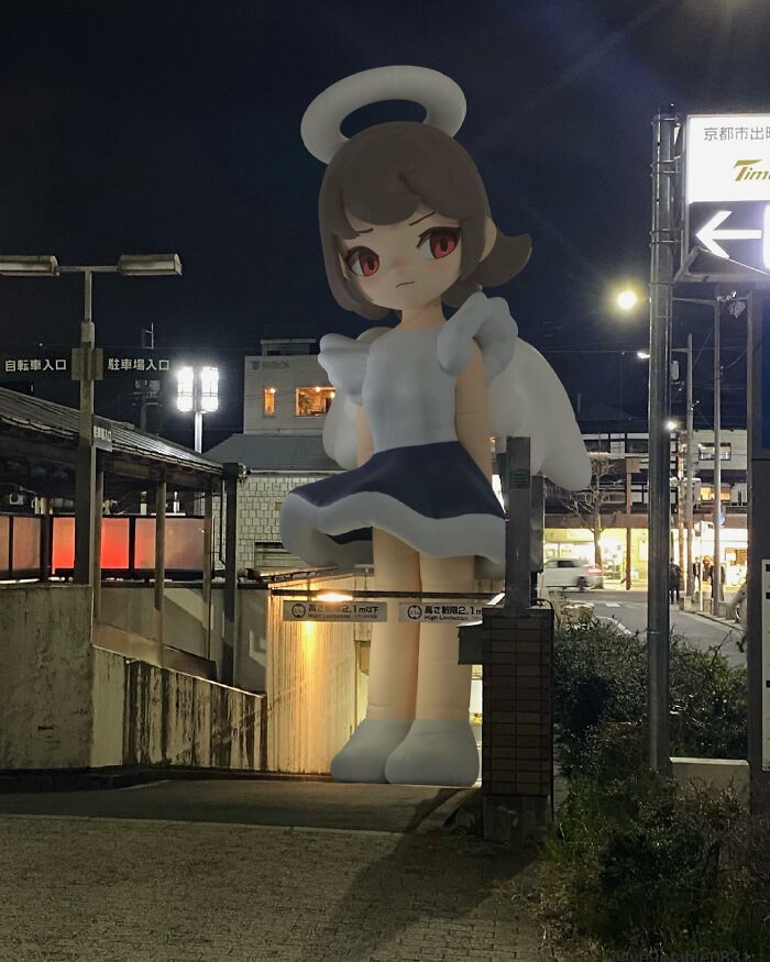 This Artist Digitally Places Giant Inflatable Women Around The City And It Looks Very Real (21 Pics)