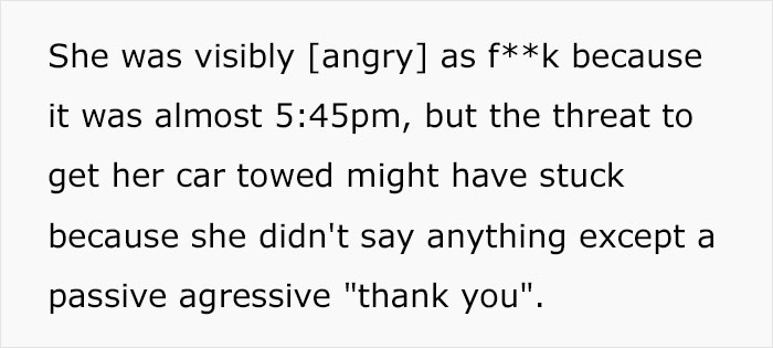 This Woman&rsquo;s Idea Of Stealing Someone&rsquo;s Parking Spot Backfires As The Owner Just Blocks Her Car, Making Her Wait For Almost 2 Hours