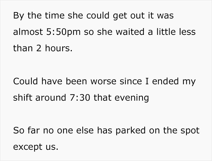 This Woman&rsquo;s Idea Of Stealing Someone&rsquo;s Parking Spot Backfires As The Owner Just Blocks Her Car, Making Her Wait For Almost 2 Hours