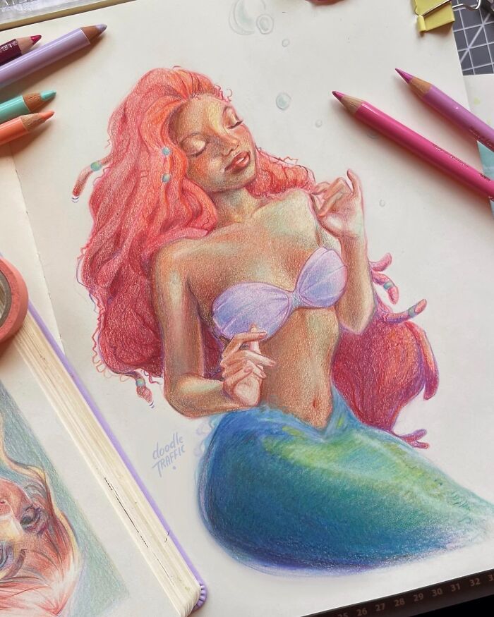 My Self-Taught "Portrait Sketchbooking" Art