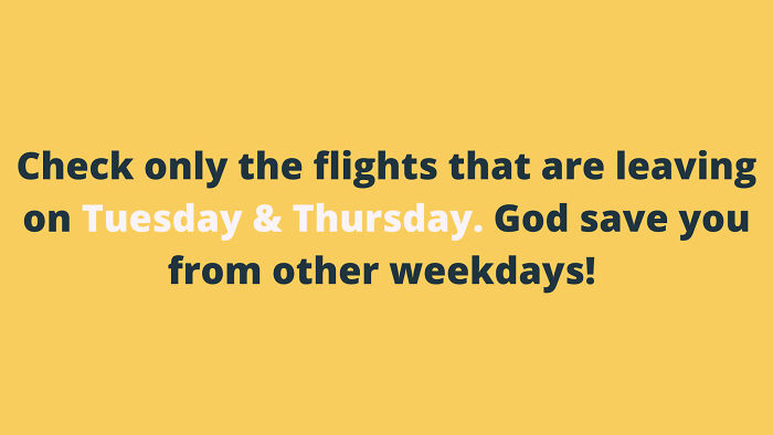 If You See That The Rates Are Lower On A Friday - It’s A Scam. S-C-A-M