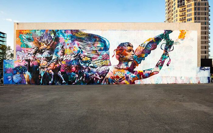 Edmonton, Alberta By Pichoavo: Goddess Victory Covers/Incorporates Graffiti