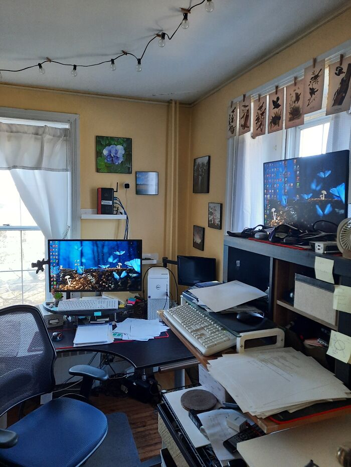 One To Sit Down And Design On. One For Standing While Printing. A Beautiful Mess